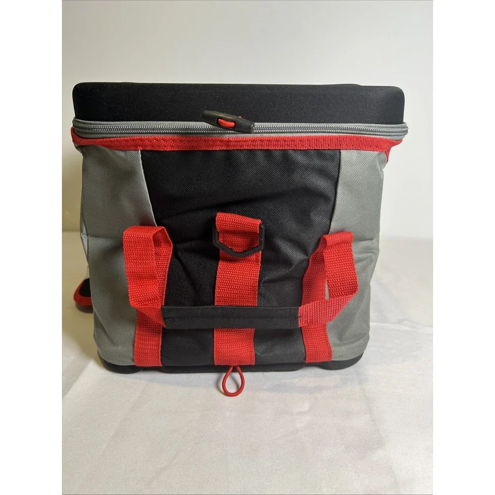 NWT Olli 45 Can Collapsible Cooler Bag Red/Gray/Black - Tough Top & Base